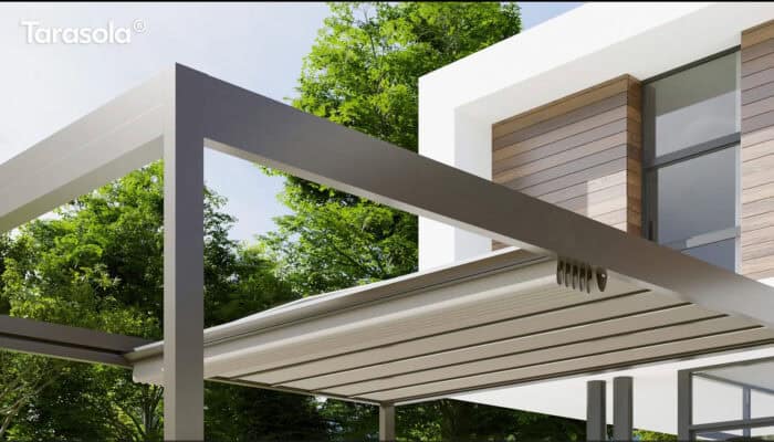 Cubic Folding Fabric Pergola - Image 2