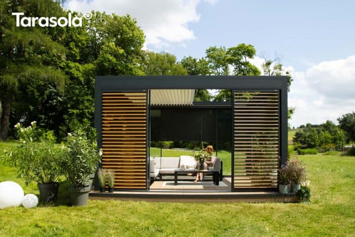 Technic View Louvered Roof Pergola - Image 3