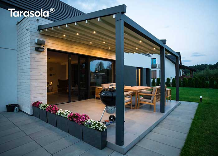 Elegancy Folding Fabric Pergola
