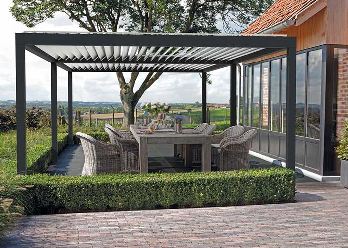 Lakeland altera louvered pergola