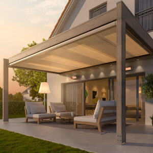 Weinor Sottezza pure undermounted conservatory awning