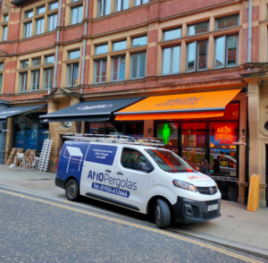 awning for a retail storefront